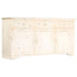 Rustika Rowe -  Sideboard White 160x40x80 cm Solid Mango Wood